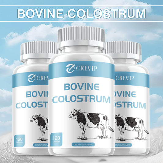 Bovine Colostrum Supplement - 20% IgG - Boost Immune System, Gut, Digestive Health - 120 Capsules