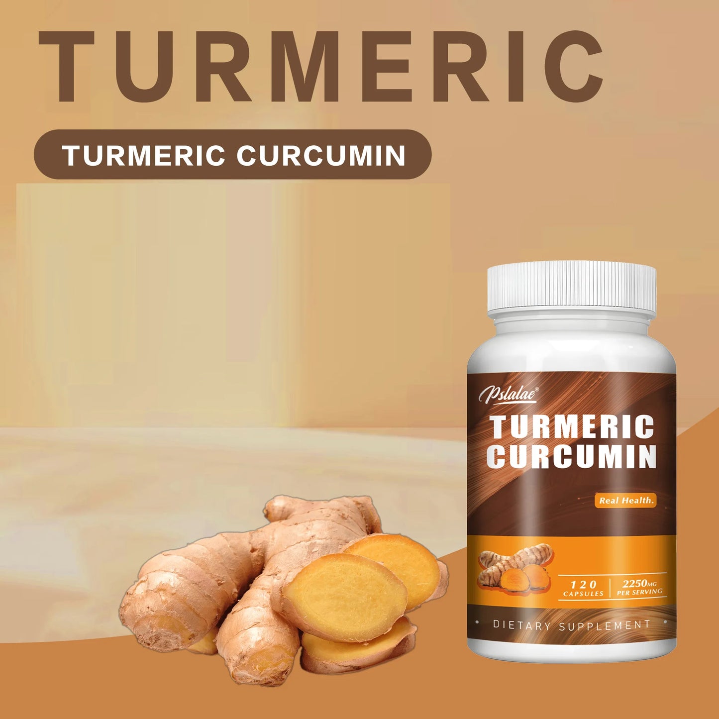 Turmeric Curcumin - with Black Pepper - Helps Improve Joint Comfort and Mobility, Antioxidant & Immune Support - 120 Capsules