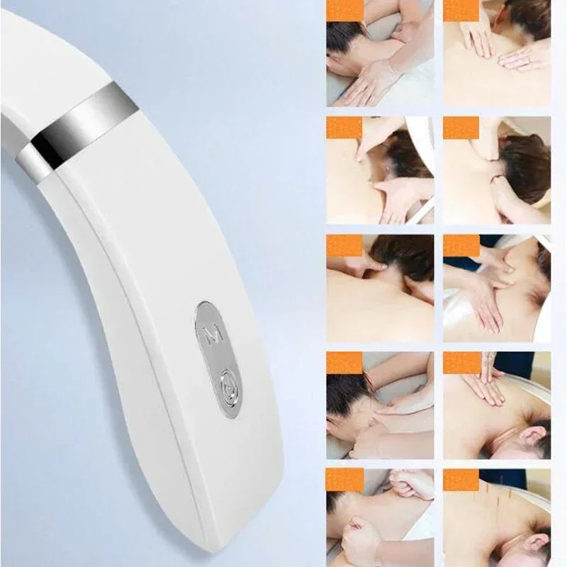 Cervical Massager Protable Mini Neck Shoulder Massager Deep Massage Neck Warm Pressing Neck Pressing Care