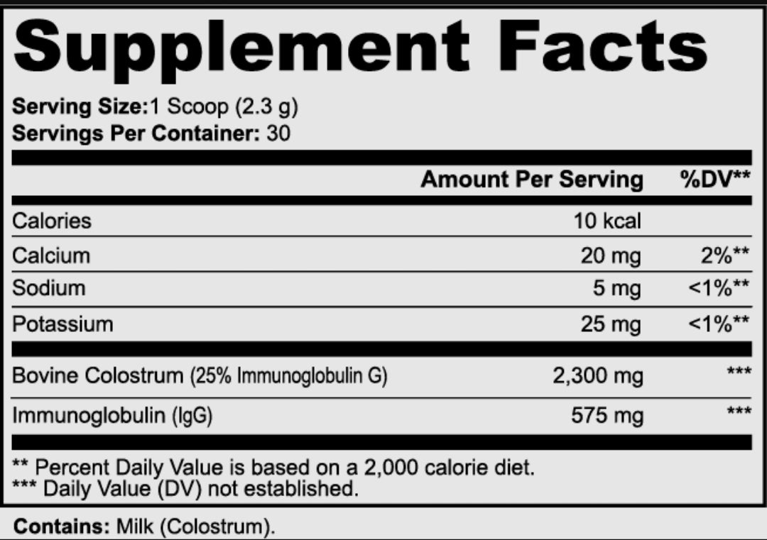 Ryevin Colostrum Powder